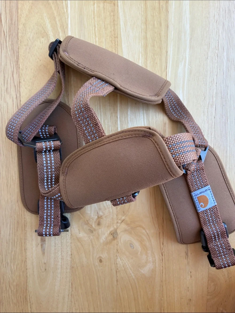 Carhartt Brown Training Harness with Reflective Webbing